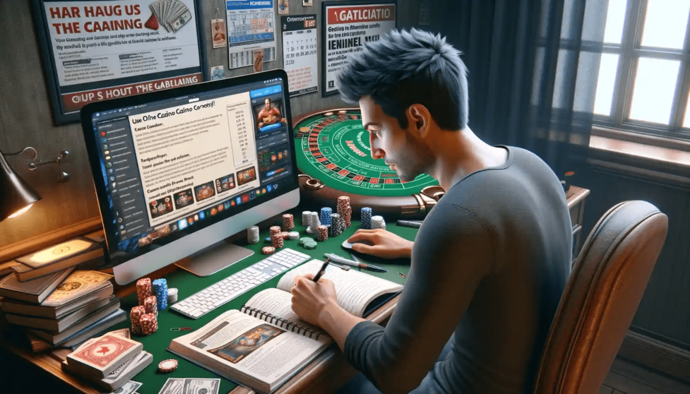 Un jugador principiante aprende el funcionamiento de los nuevos casinos online antes de empezar a jugar