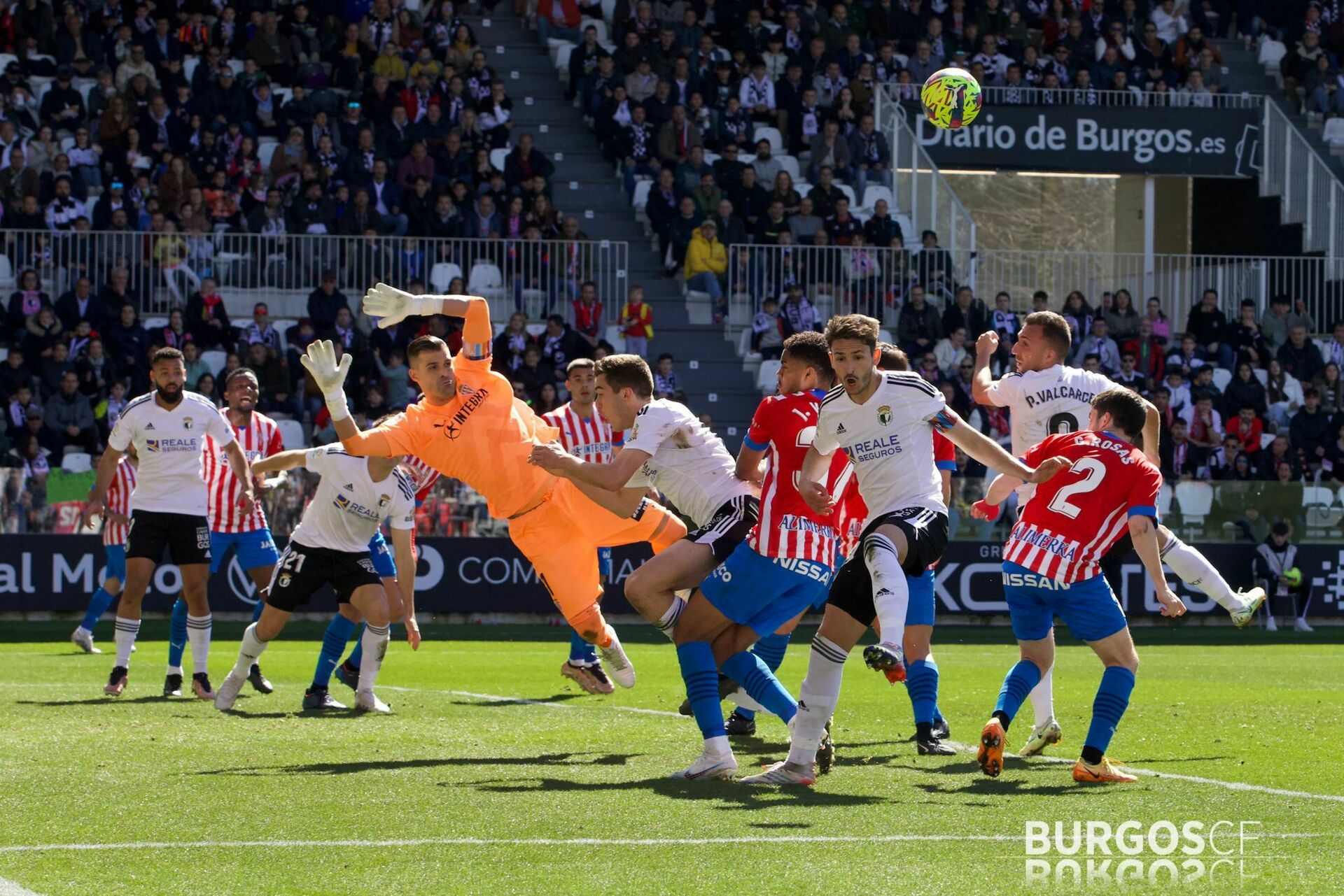 El Burgos CF se redime ante el Sporting de Gijón